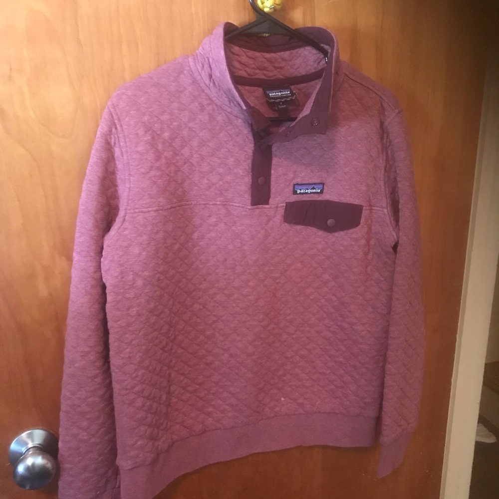 Patagonia Men's Purple Quilted Sweater